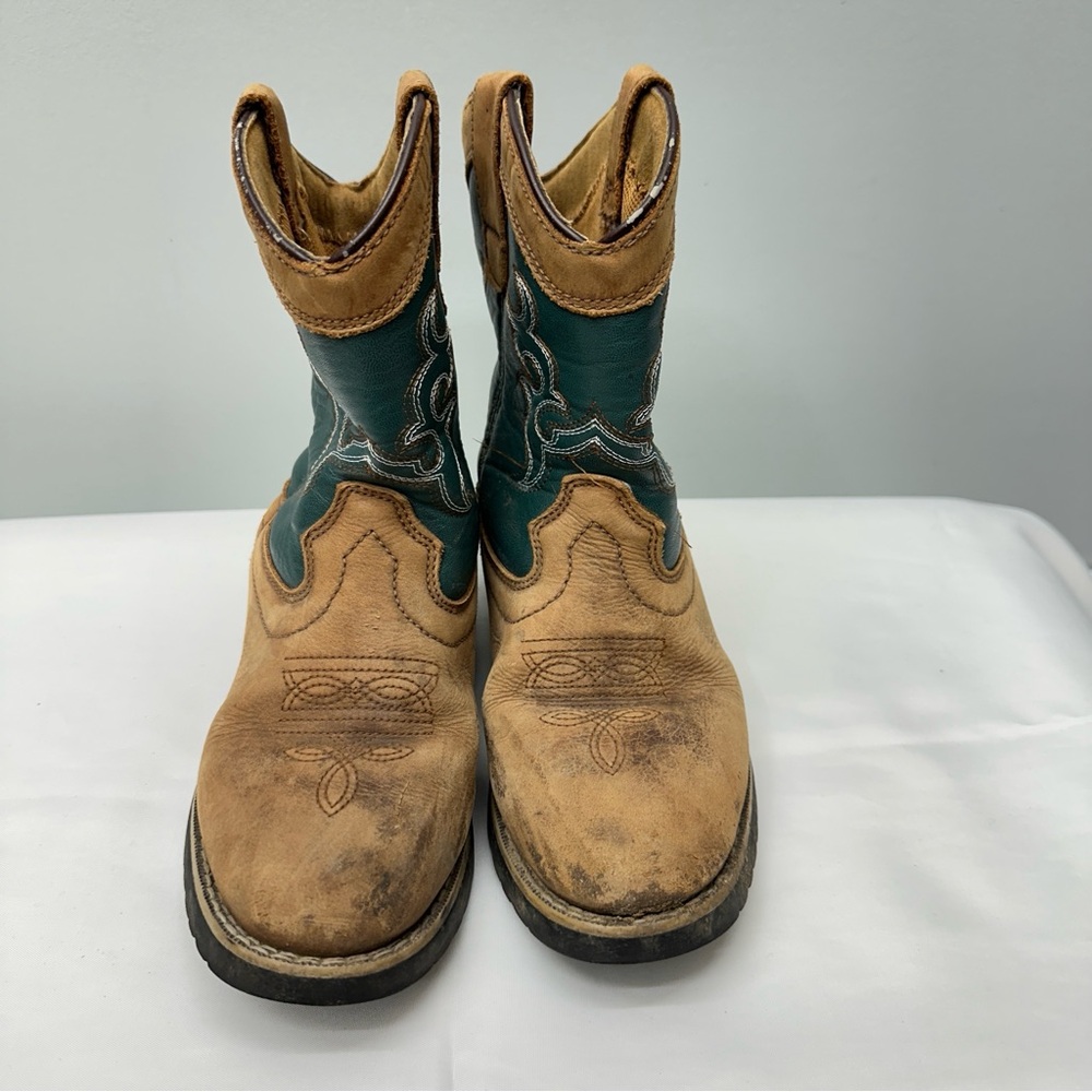 Itasca cowboy boots youth boys 2 - Picture 2 of 7
